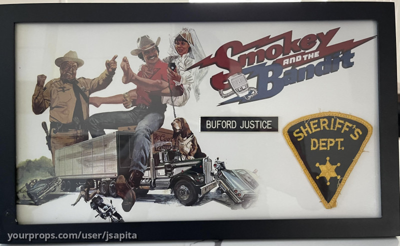 Buford Justice Name Badge and Patch – Smokey and the Bandit (1977) – image 1