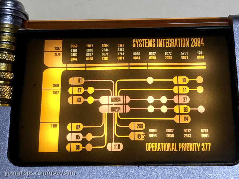 Q’s PADD from Borg Game – Star Trek: Voyager (1995) – image 3