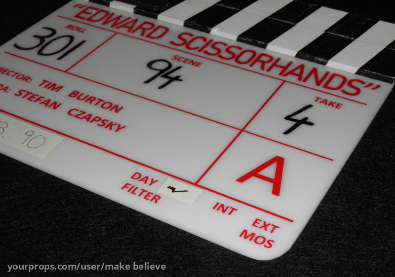 Clapperboard – Edward Scissorhands (1990) – image 3