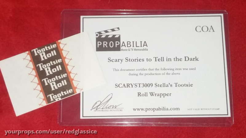 Stella (Zoe Colletti) Tootsie Roll Wrapper Screen Used Hero Movie Prop – Scary Stories to Tell in the Dark (2019) – image 2