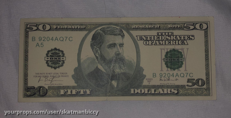 Screen used 50 dollar bill – Breaking Bad (2008) – image 1