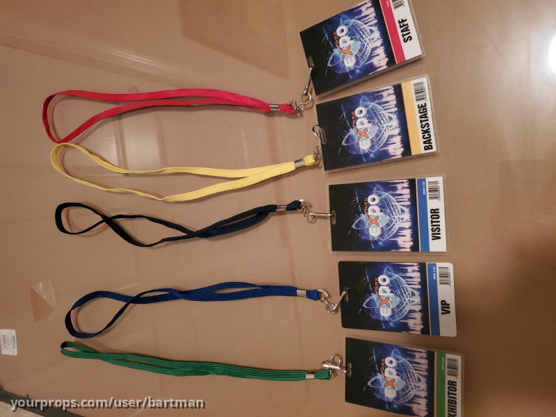 Name badges worn at the Stark Expo – Iron Man 2 (2010) – image 1