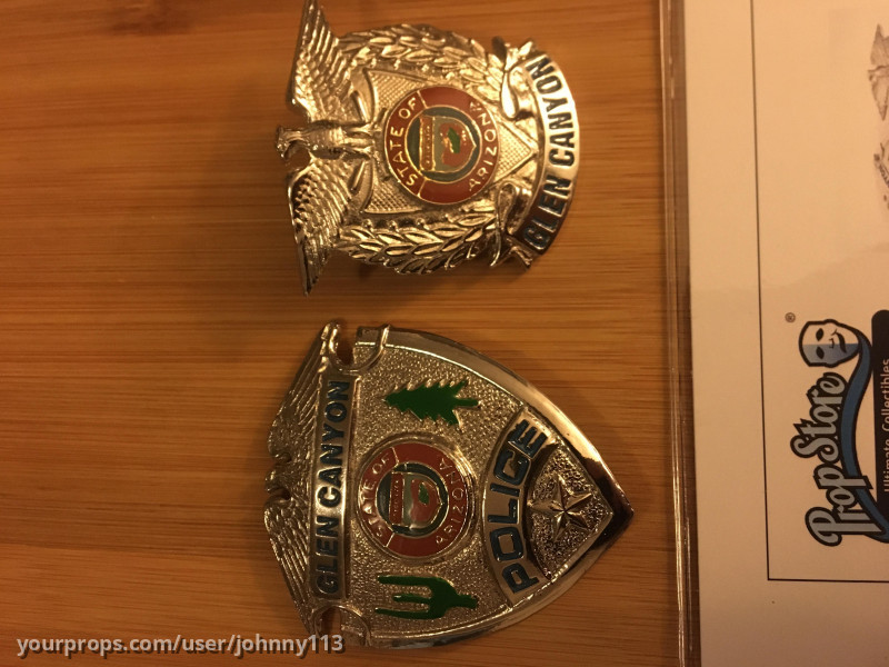 Police Officer’s Hat Pin and badge used in Production of Evolution (2001) – Evolution (2001) – image 1