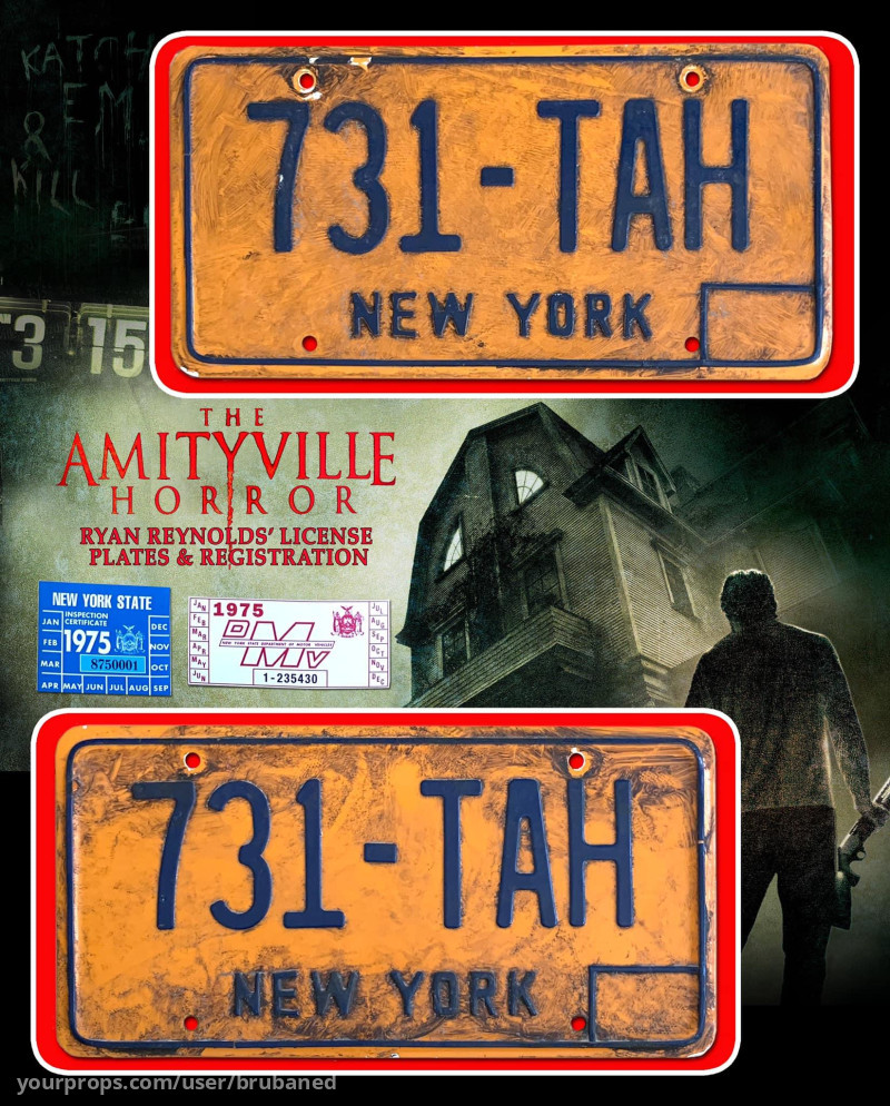 Lutz Family Car License Plates – The Amityville Horror (2005) – image 1