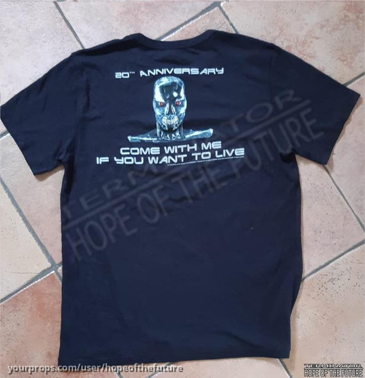Terminator 2 3D crew/cast shirt 20th Anniversary Universal Studios Florida – T2 3-D: Battle Across Time (1996) – image 2
