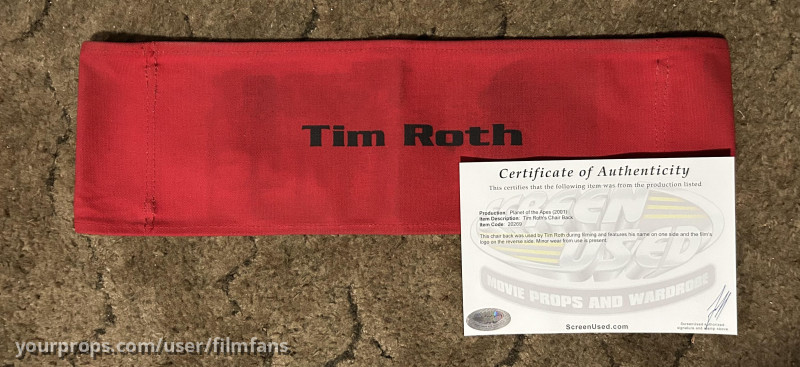 Tim Roth’s (“Thade”) production Chairback – Planet of the Apes (2001) – image 3