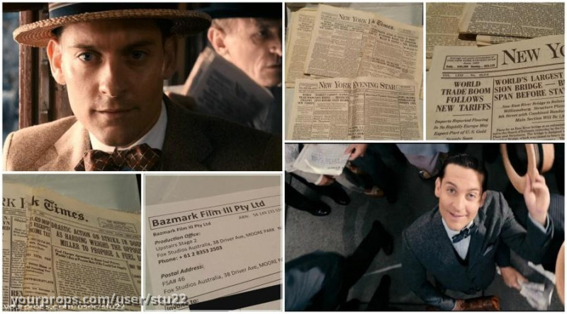 New York Times Newspaper – The Great Gatsby (2013) – image 2