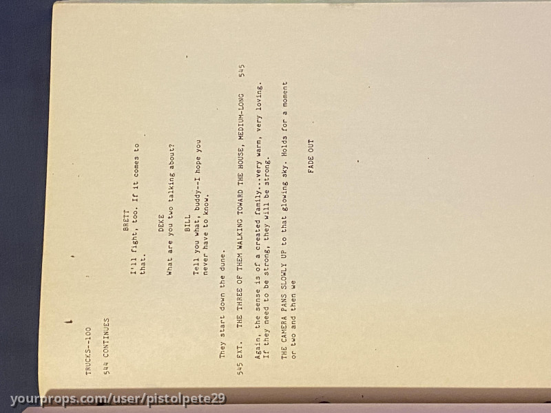 Trucks 1st Draft 1985 / Stephen King 1985 screenplay – Maximum Overdrive (1986) – image 5