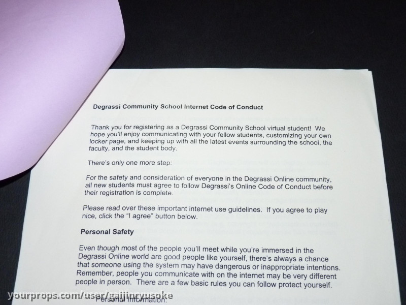 Internet Code of Conduct – Degrassi: The Next Generation (2001) – image 2