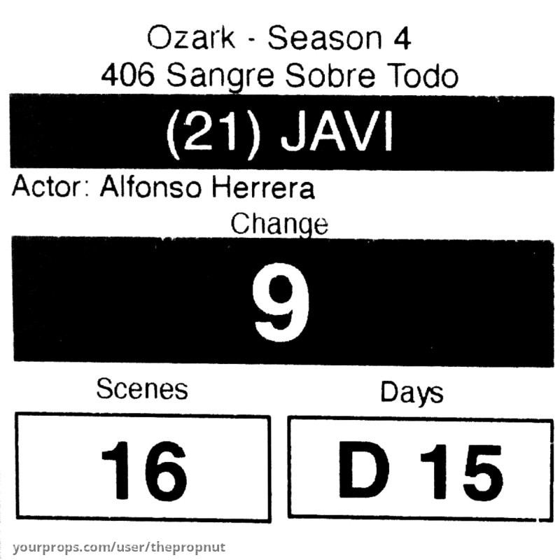 Javis' screen used, Hero outfit – Ozark (2017) – image 3
