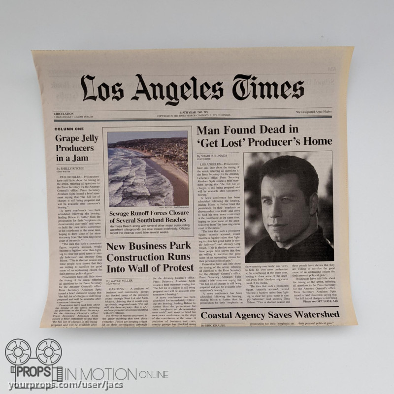 Newspaper cover – Be Cool (2005) – image 1