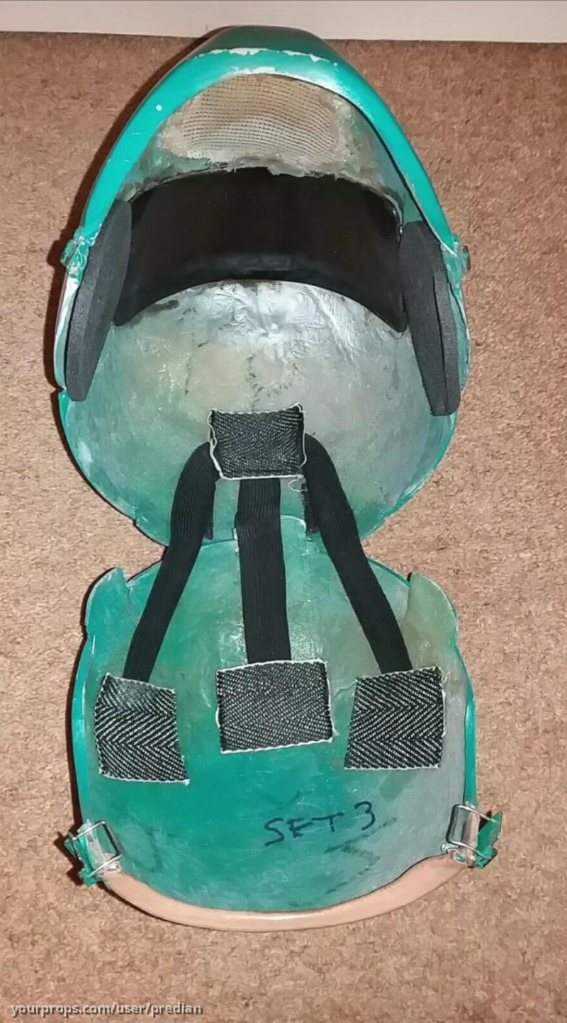 Green Touring Helmet Promotional Prop – Power Rangers Turbo (1997) – image 5