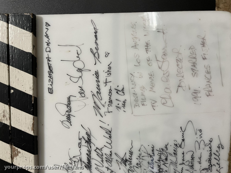Original Production used Clapper Board signed by Cast & Crew – Lucy & Desi: Before the Laughter (1991) – image 3
