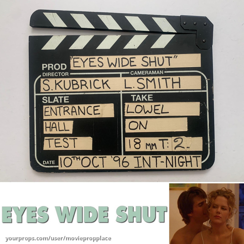 Production clapperboard – Eyes Wide Shut (1999) – image 1