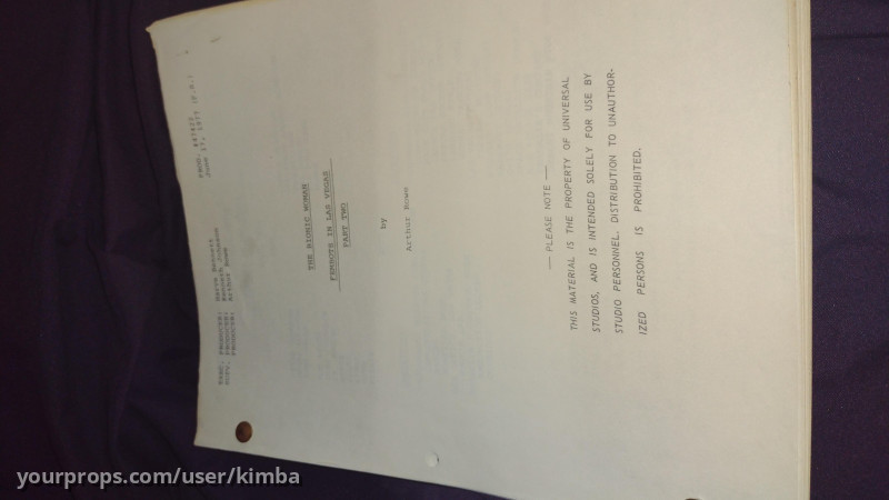 Bionic Woman Script Fembots in Las Vegas pt 2 – The Bionic Woman (1976) – image 2