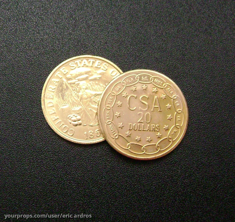 Dirk Pitt's Confederate States 20 Dollar Coin – Sahara (2005) – image 1