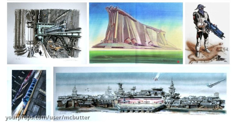 Fhloston Paradise concept art – The Fifth Element (1997) – image 2