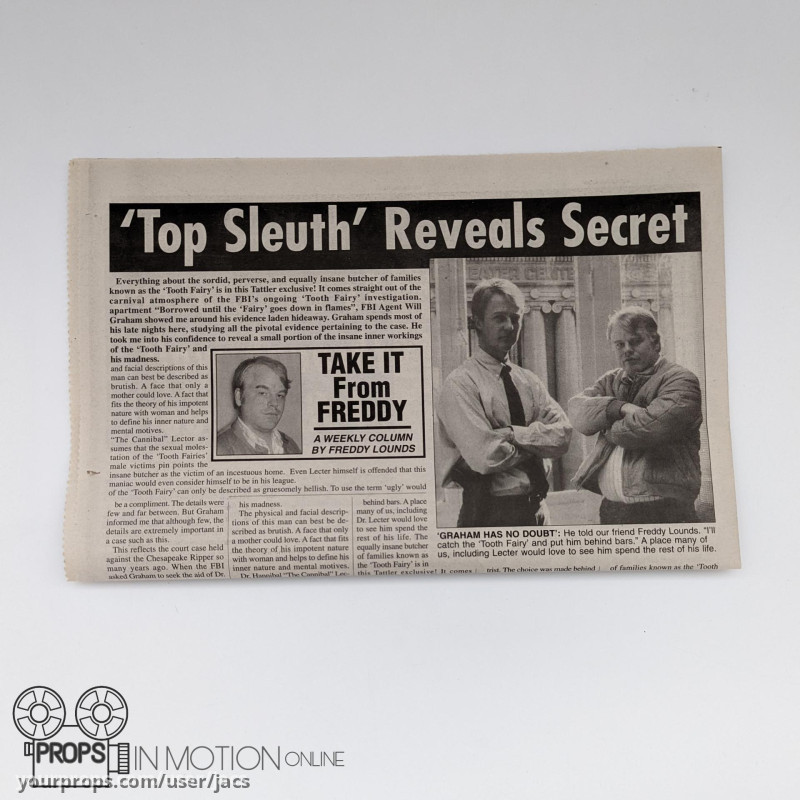 Newspaper page – Red Dragon (2002) – image 1