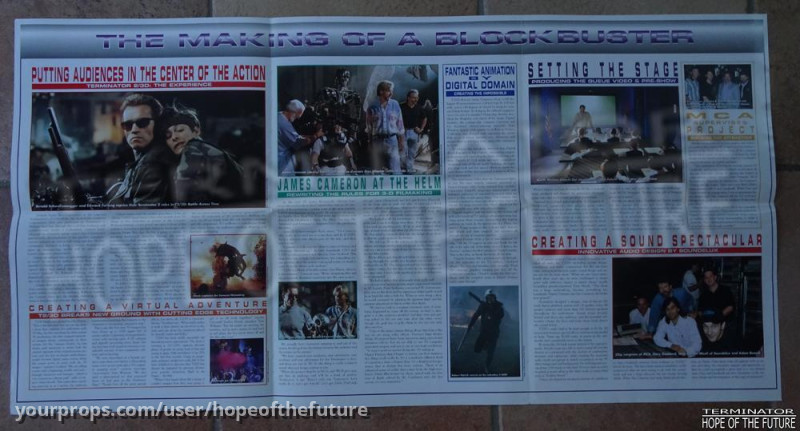 Landmark Times August 1996 Terminator 2 3D Universal Studios Florida – T2 3-D: Battle Across Time (1996) – image 3