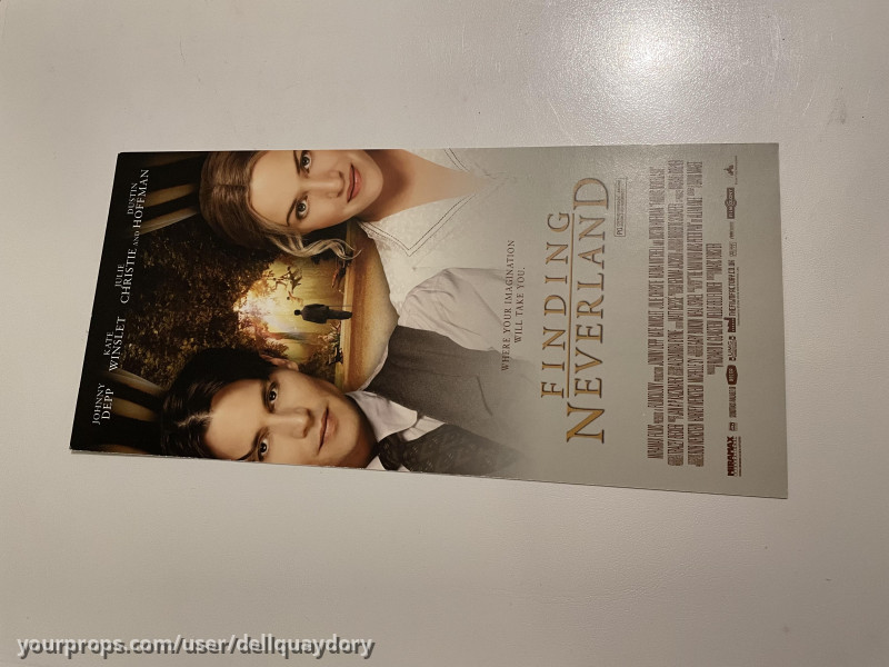 Original Premiere Ticket – Finding Neverland (2004) – image 1