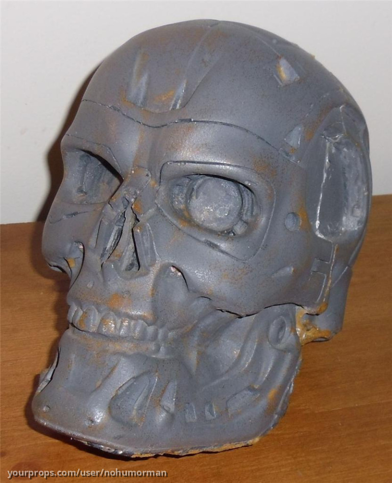 T800 Dud Cast Foam Endo Skull – T2 3-D: Battle Across Time (1996) – image 1