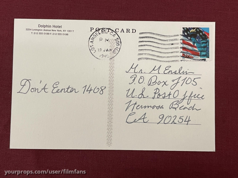 Prop Post Card “The Dolphin Hotel” “Do Not Enter 1408” – 1408 (2007) – image 2