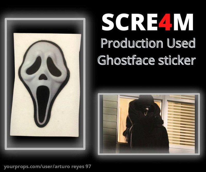 SCRE4M GhostFace Sticker – Scream 4 (2011) – image 1