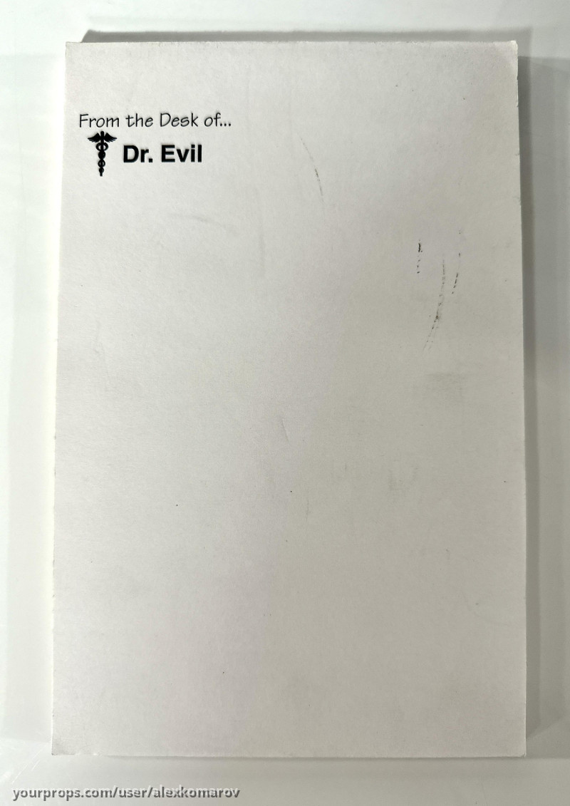 Dr. Evil’s Notepads – Austin Powers: The Spy Who Shagged Me (1999) – image 3
