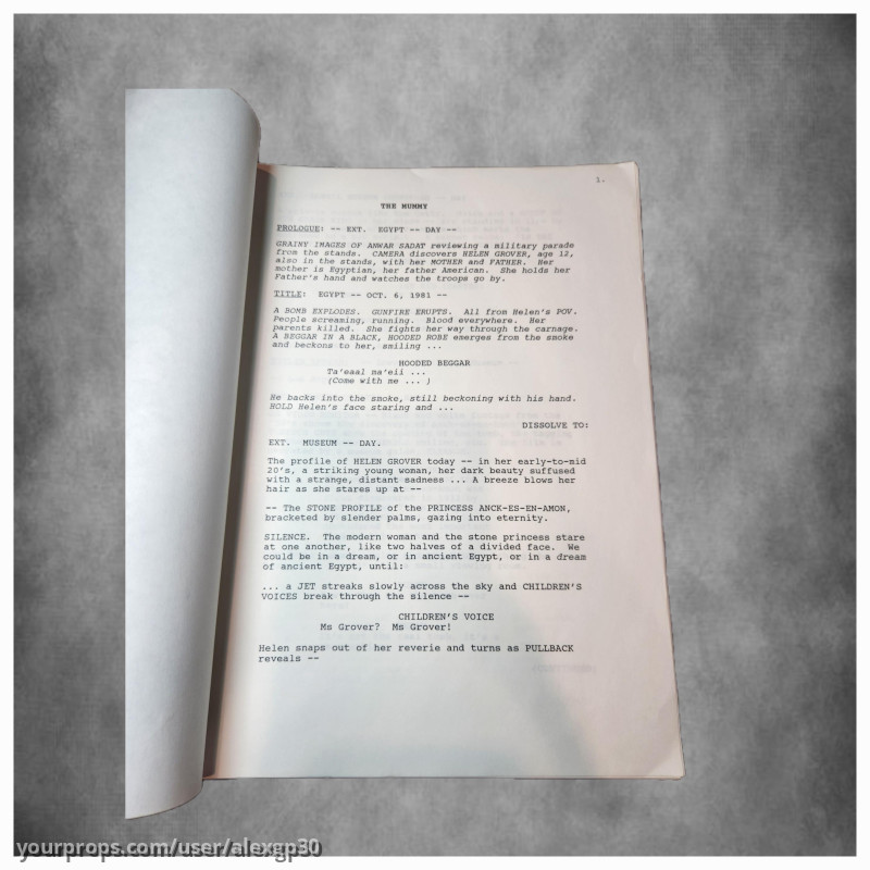 George A Romeros Script for The Mummy – The Mummy (1999) – image 2