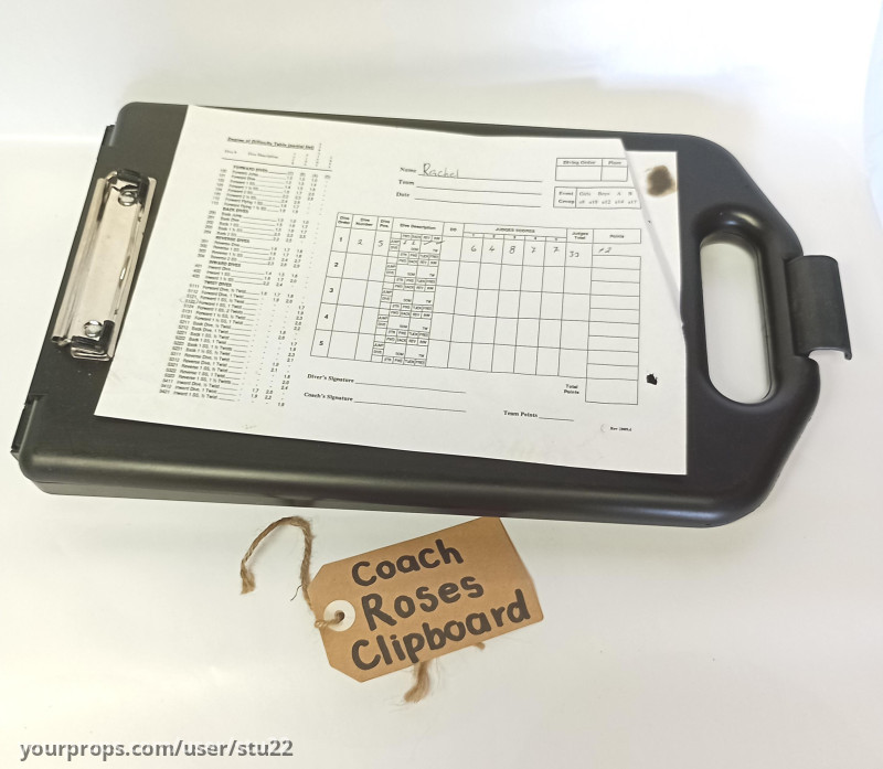 Coach Rose Clipboard storage & Contents – The Wilds (2020) – image 1