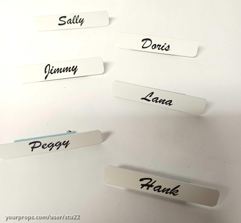 Diner Name Badges – The Wilds (2020) – image 2