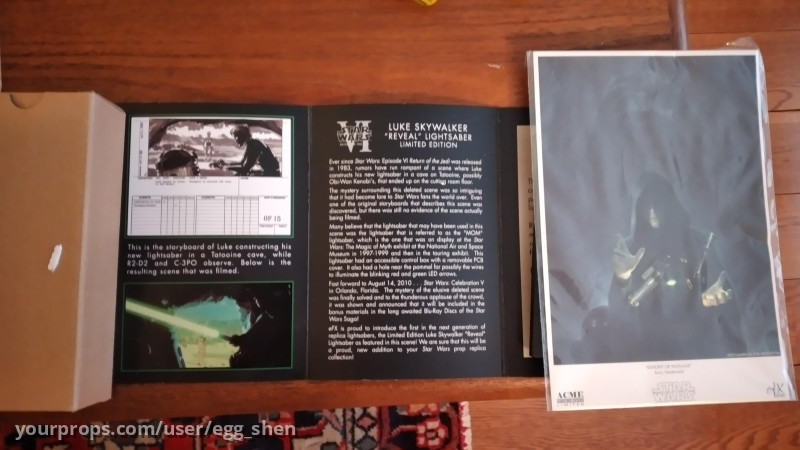 Luke Skywalker REVEAL lightsaber version 1 – Star Wars: Episode VI - Return of the Jedi (1983) – image 5