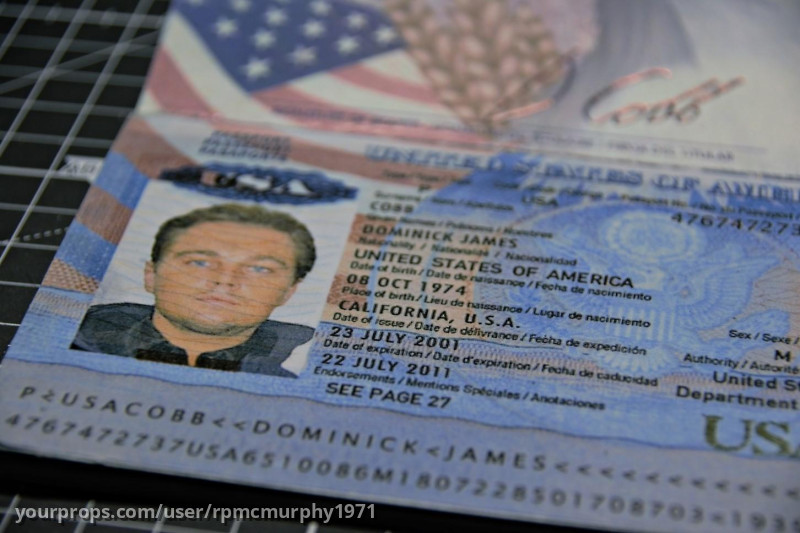 My version of Dominick Cobbs passport – Inception (2010) – image 5