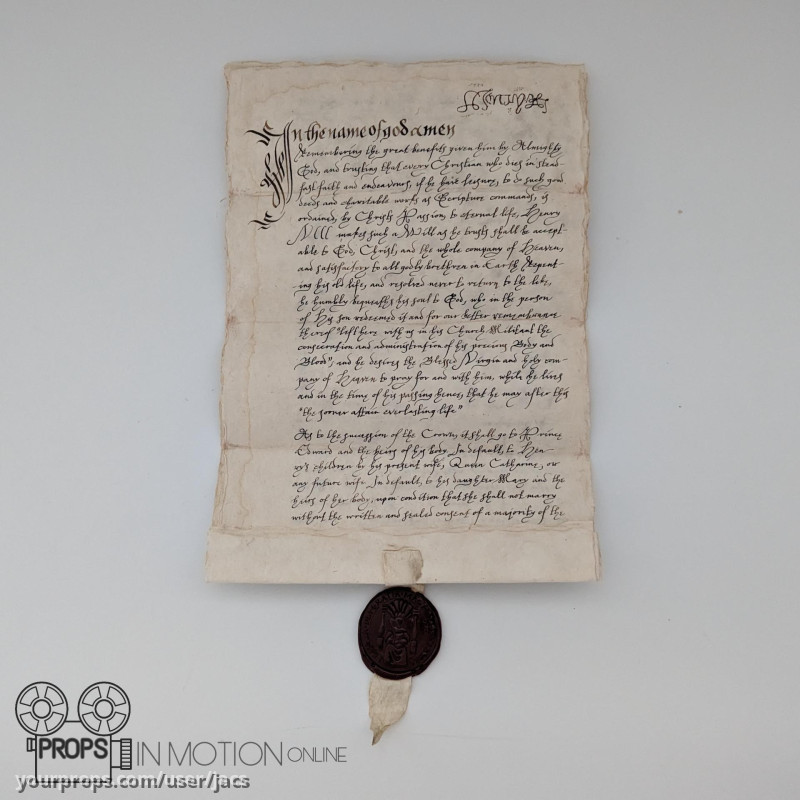 Henry VIII Will – Becoming Elizabeth (2022) – image 1