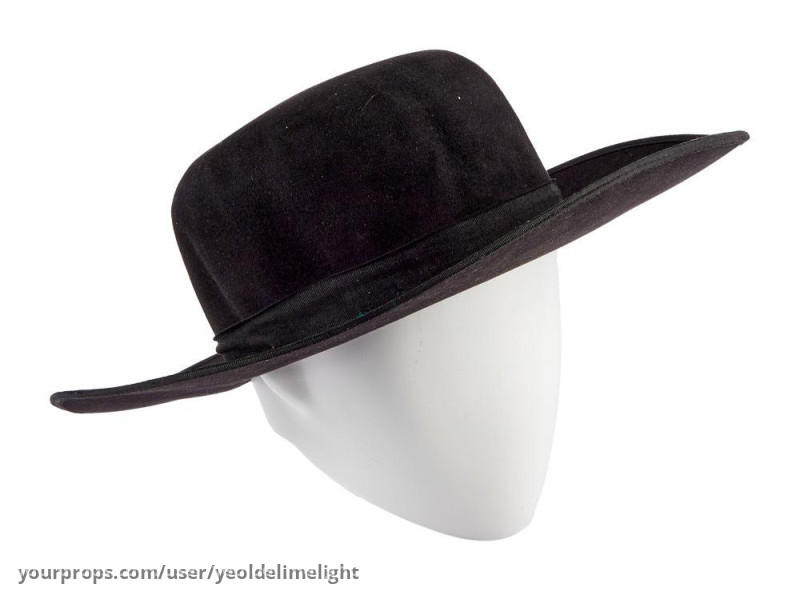 Black Felt Wide Brim Amish Hat Worn by Ishmael – Kingpin (1996) – image 2