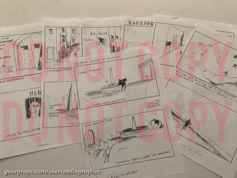 Original Storyboards – Les Misérables (2012) – image 1
