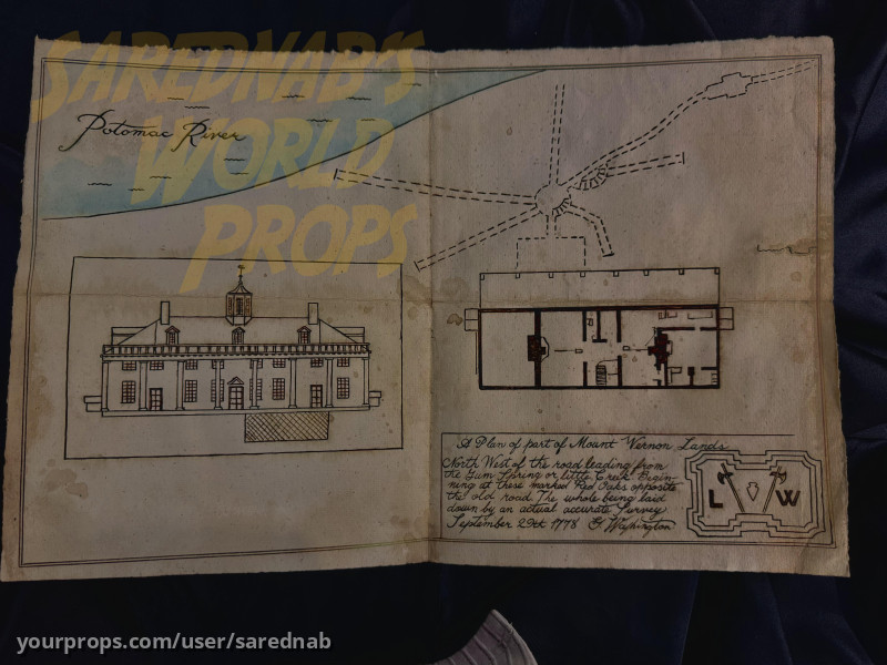 Mount Vernon Map – National Treasure: Book of Secrets (2007) – image 1