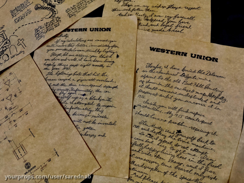 Doc letters from 1885 – Back to the Future Part III (1990) – image 2