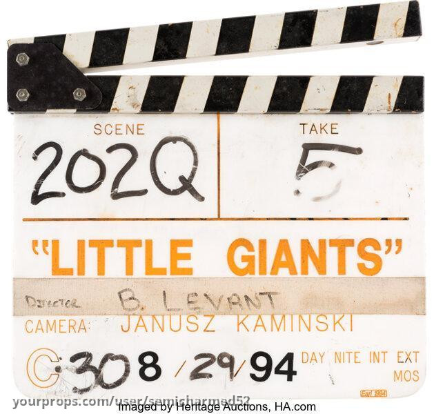 Production Used Clapperboard – Little Giants (1994) – image 1