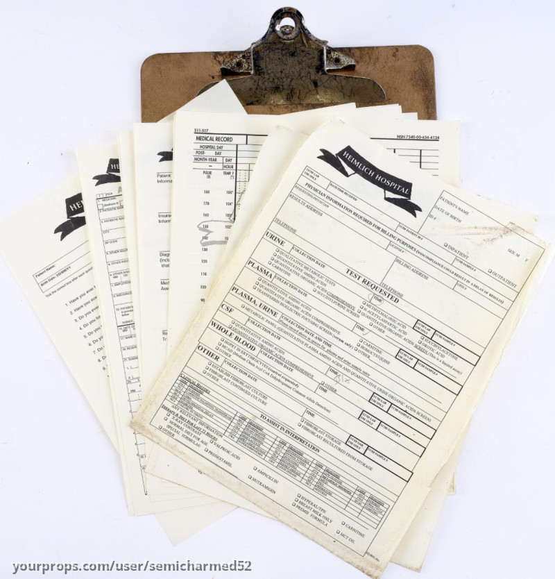Count Olaf’s Hospital Projector Papers and Clipboard – A Series of Unfortunate Events (2017) – image 5