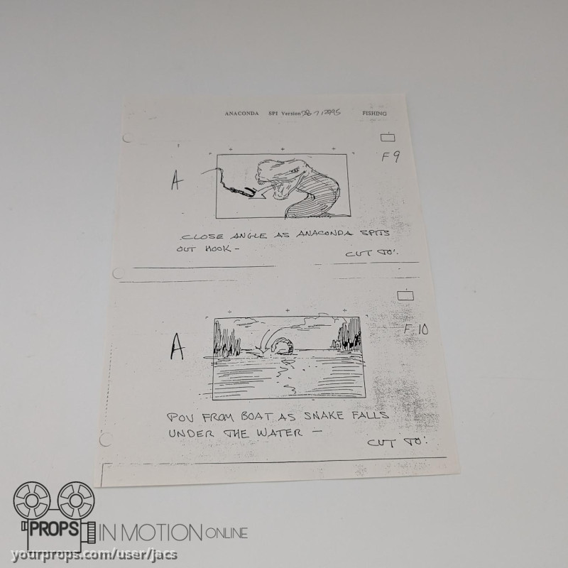 Storyboard – Anaconda (1997) – image 1