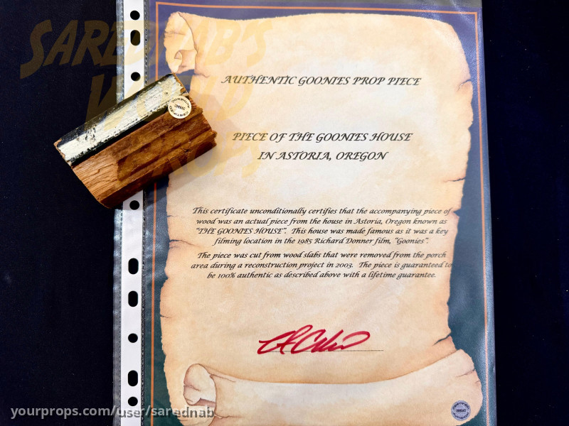 Original House Piece – The Goonies (1985) – image 1