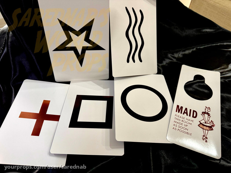 ESP Cards and Maid Door Hanger – Ghostbusters (1984) – image 1
