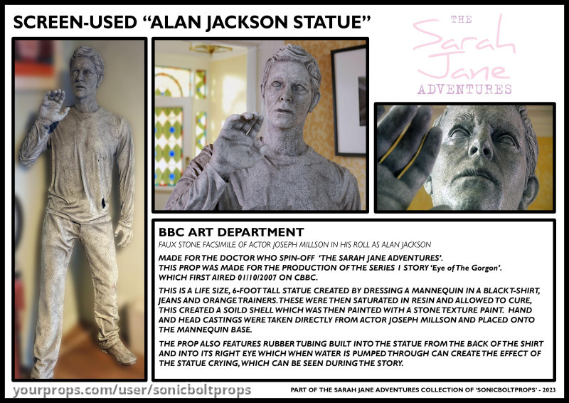 Alan Jackson Statue – The Sarah Jane Adventures (2007) – image 1