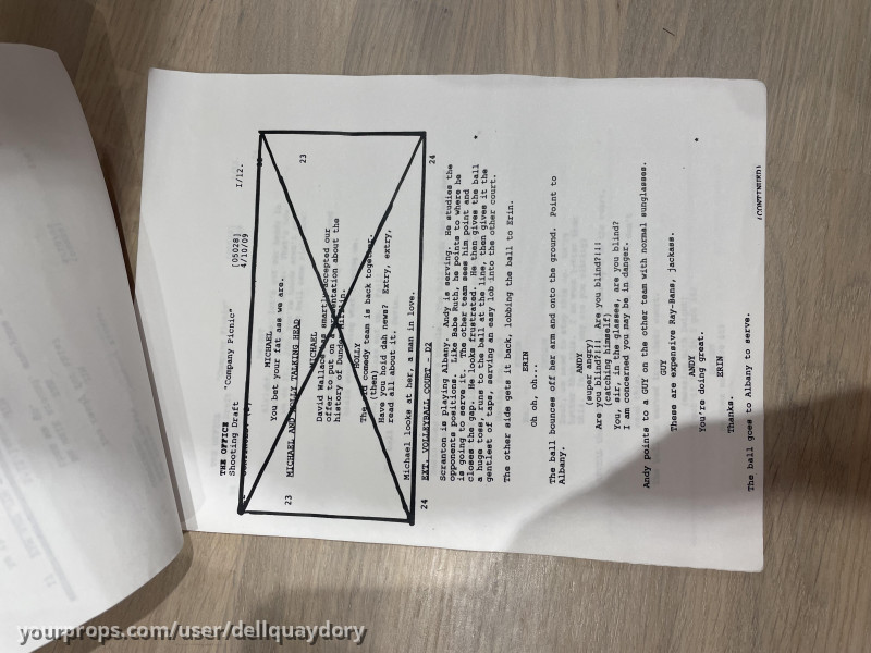 Original Script and Call Sheet – The Office (2005) – image 2