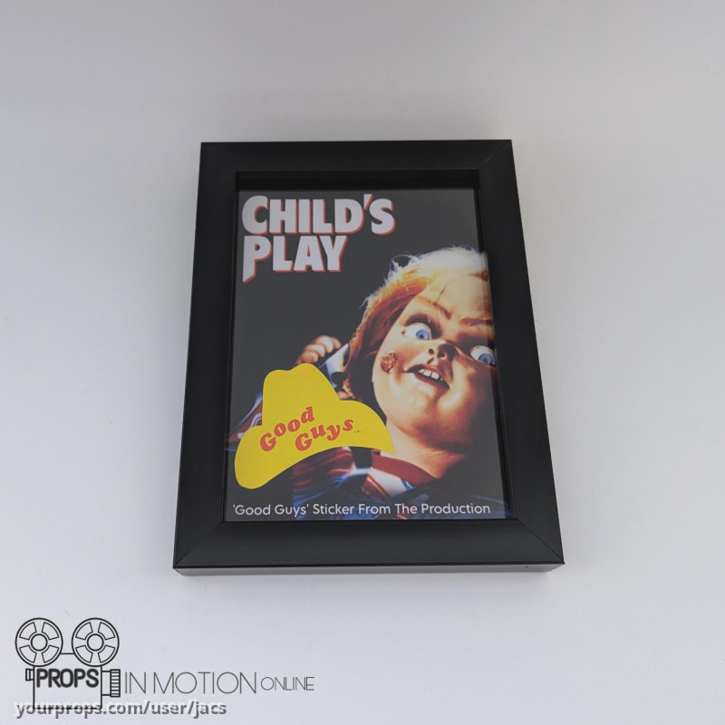 Good guys toy packaging sticker – Child's Play (1988) – image 1