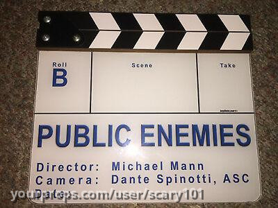 B Clapperboard used in Public Enemies – Public Enemies (2009) – image 1