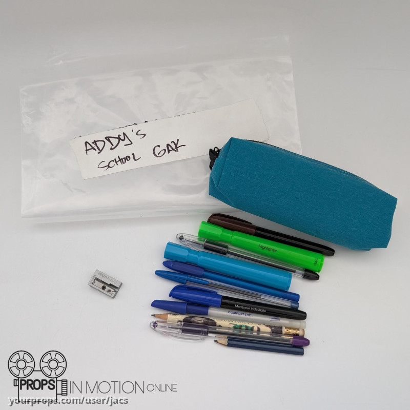 Addy (Herizen F Guardiola) Pencil Case + Contents – Dare Me (2019) – image 1