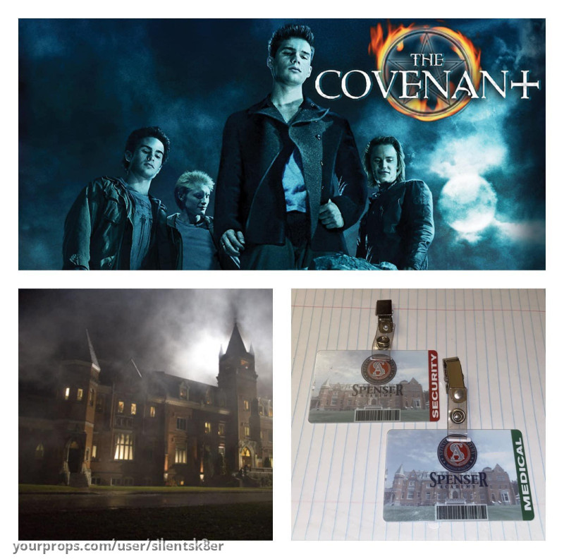 Screen Used SPENSER ACADEMY ID BADGES – The Covenant (2006) – image 1