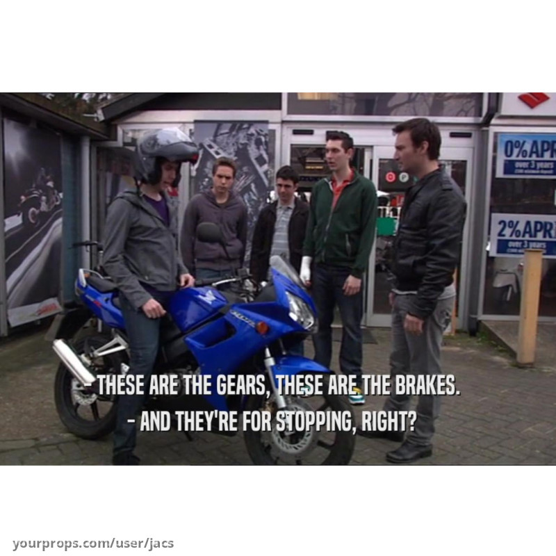 Neil (Blake Harrison) Motorbike Side Fairing – The Inbetweeners (2008) – image 2
